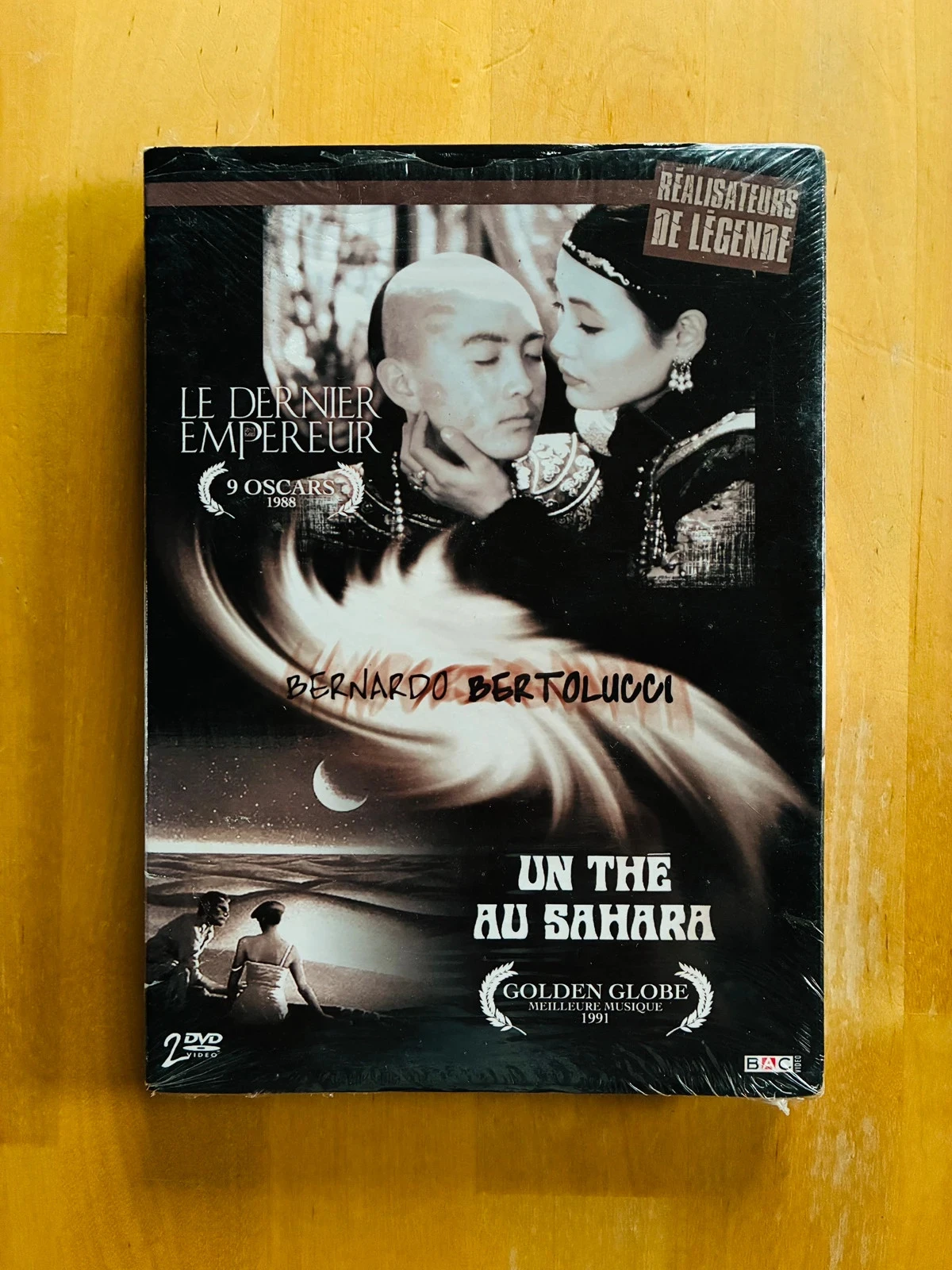 Coffret 2 DVD cultes de Bernardo Bertolucci: Le dernier empereur et Un thé au Sahara.